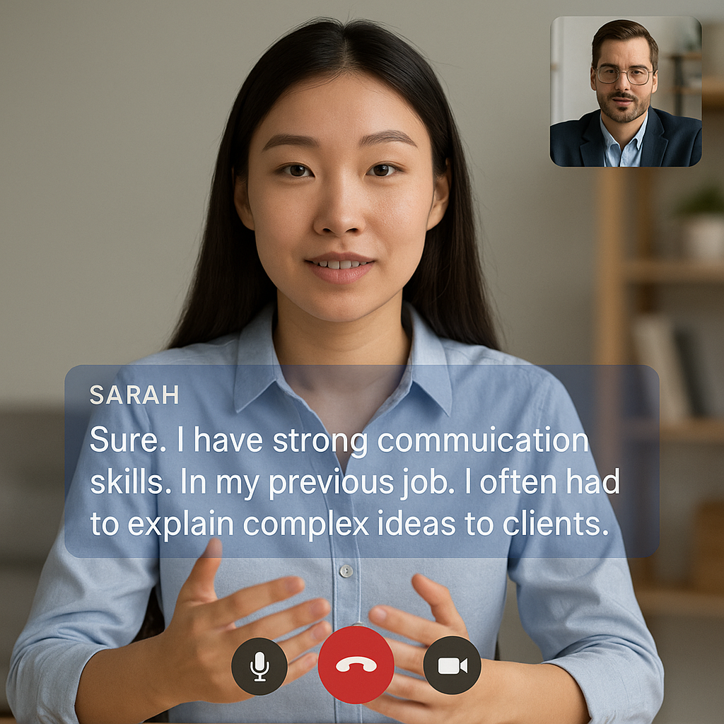 Real-time interview guidance system for neurodivergent individuals